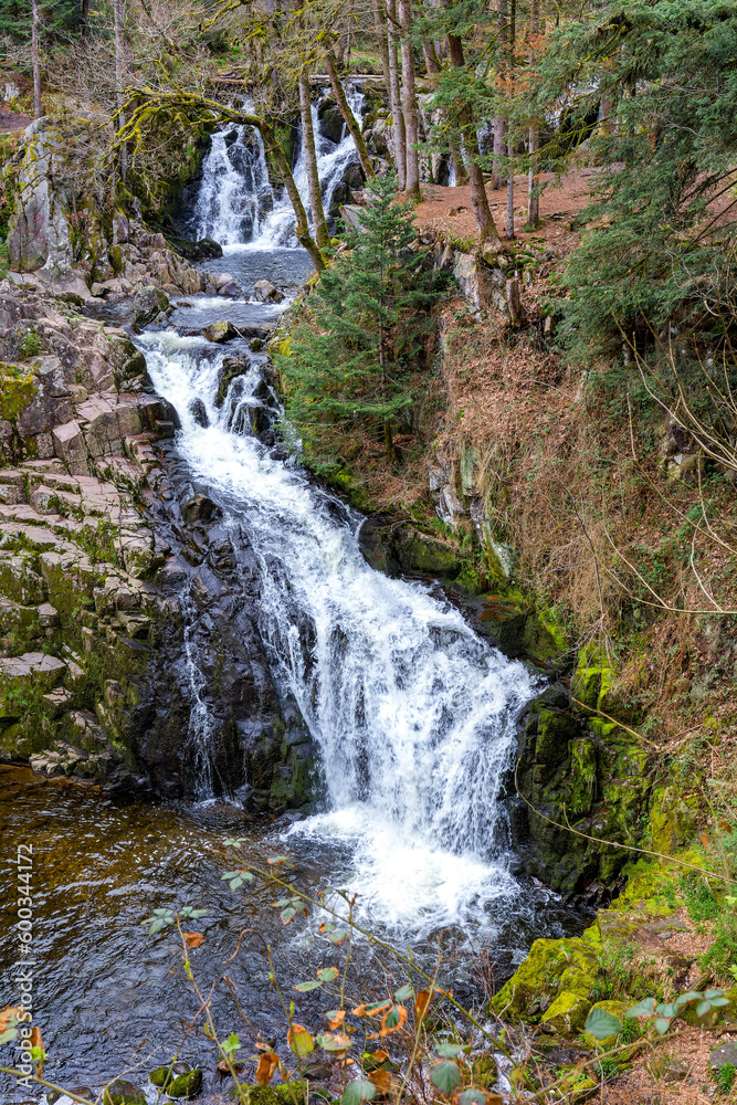 Cascade du saut du Bouchot dans les Vosges