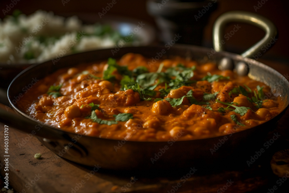 Flavorful Indian curry dish. AI Generated Flavorful Indian curry dish. AI Generated