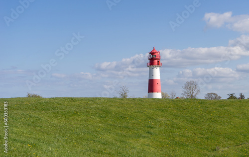 Falsh  ft lighthouse on the Baltic Sea  Schleswig-Holstein  Germany