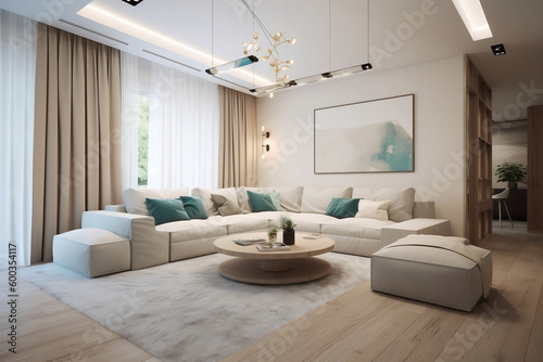 Generative AI a living room design