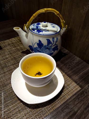 Green Tea in a Cup