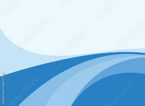 Blue Wave Abstract Background Design For Presentation Printing Paper Template Pattern 