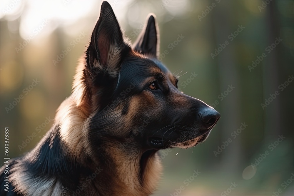 german shepherd dog. Generative AI german shepherd dog. Generative AI