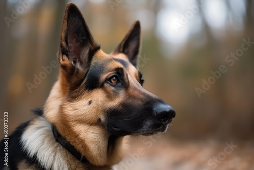 german shepherd dog. Generative AI © Printy