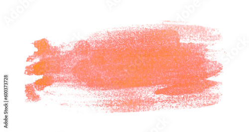 Schnell gemalter Pinselhintergrund in orange rot