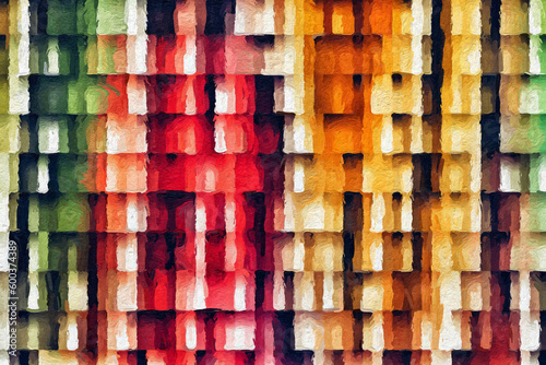 Colorful abstract pattern. The brush stroke graphic abstract. Art nice Color splashes. Background texture wall and have copy space for text.