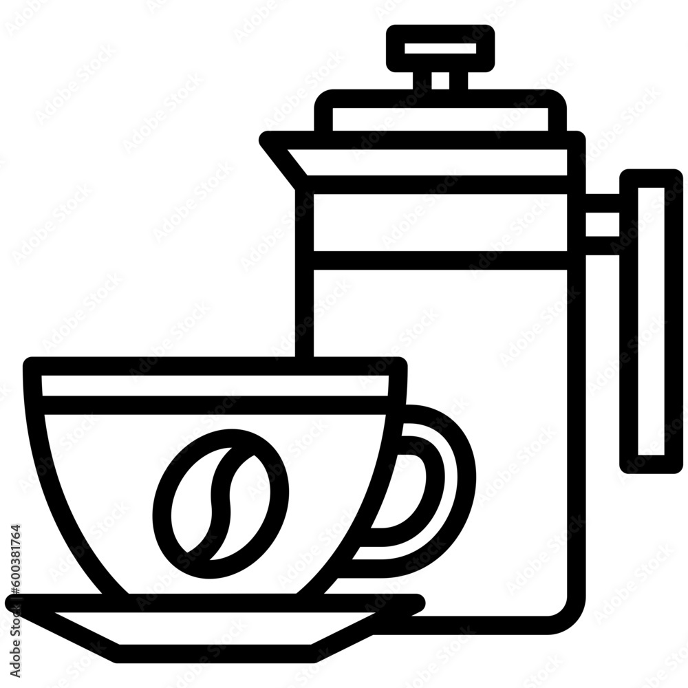 coffee, breakfast food courts vector icons for web design, app, banner, flyer and digital marketing. coffee, breakfast food courts vector icons for web design, app, banner, flyer and digital marketing.