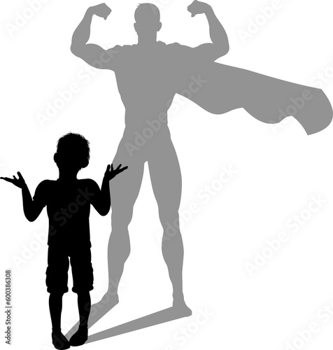 Superhero Child Kid With Su...