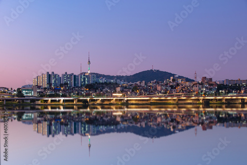 Seoul City seoul tower South Korea 
