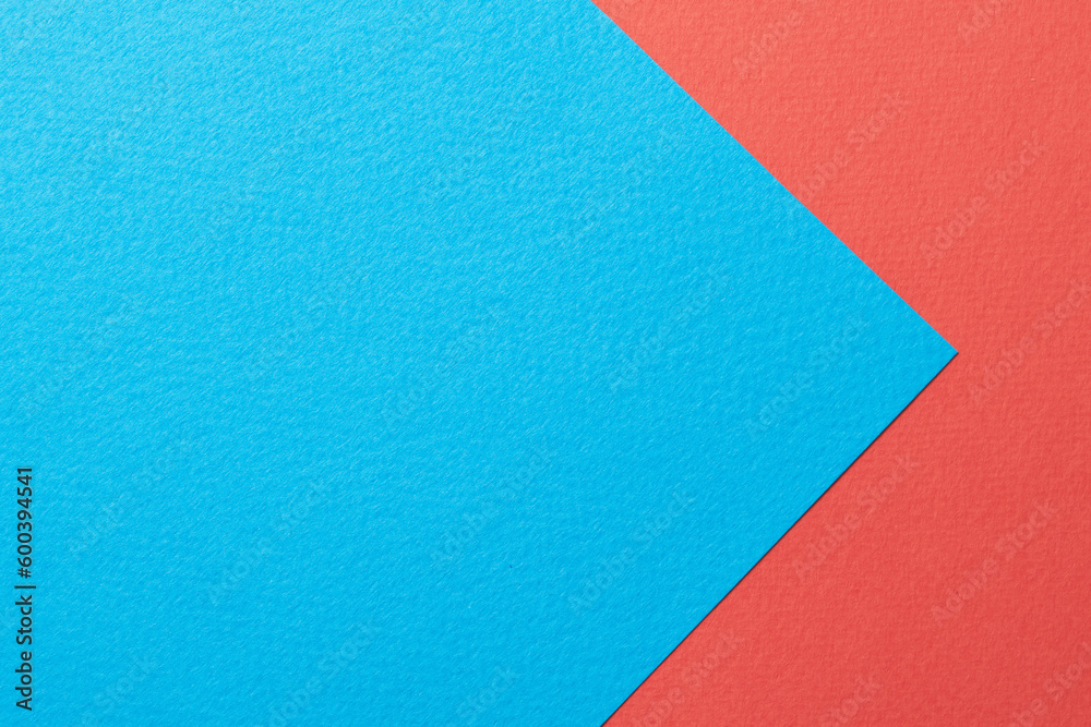 Rough kraft paper background, paper texture red blue colors. Mockup with copy space for text Rough kraft paper background, paper texture red blue colors. Mockup with copy space for text