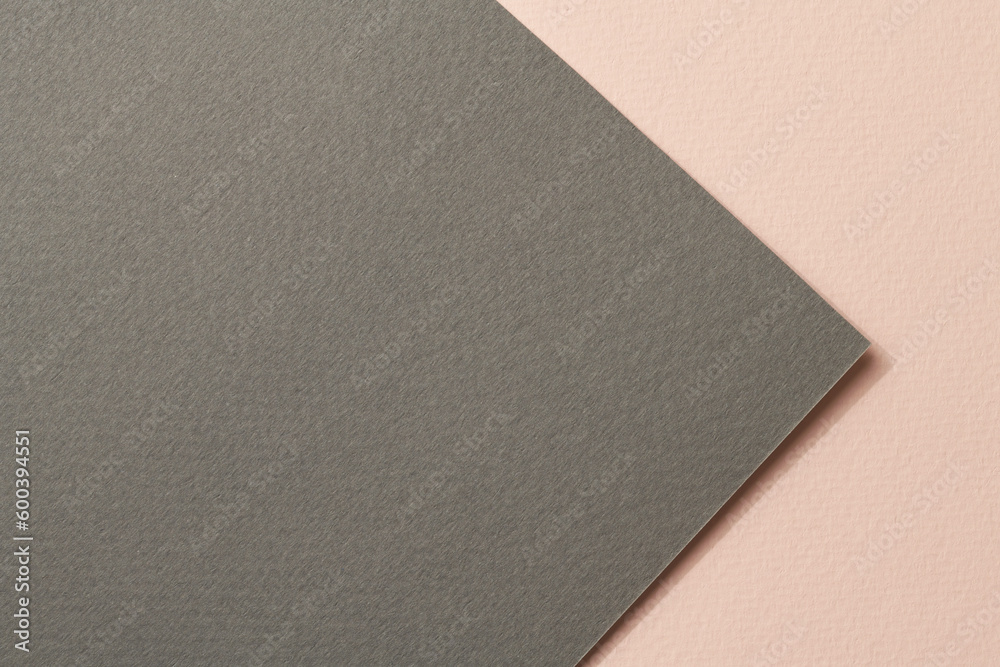 Rough kraft paper background, paper texture beige gray colors. Mockup with copy space for text