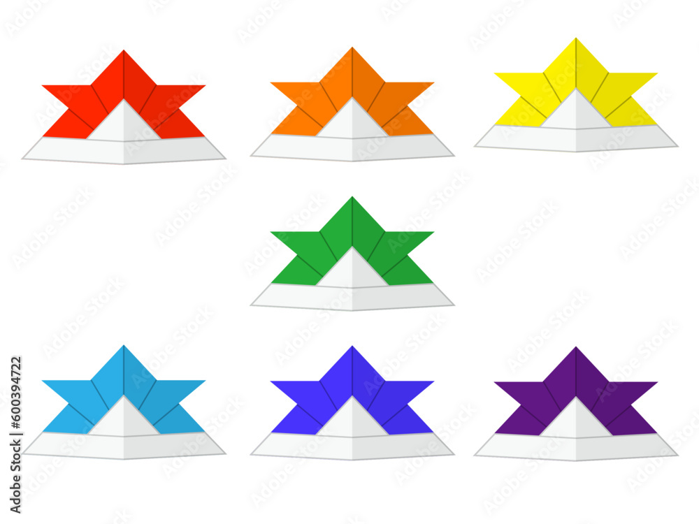 Fototapeta premium 折り紙・兜・こどもの日