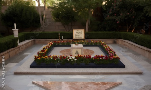 Tomb of the arabian royal family. generative AI