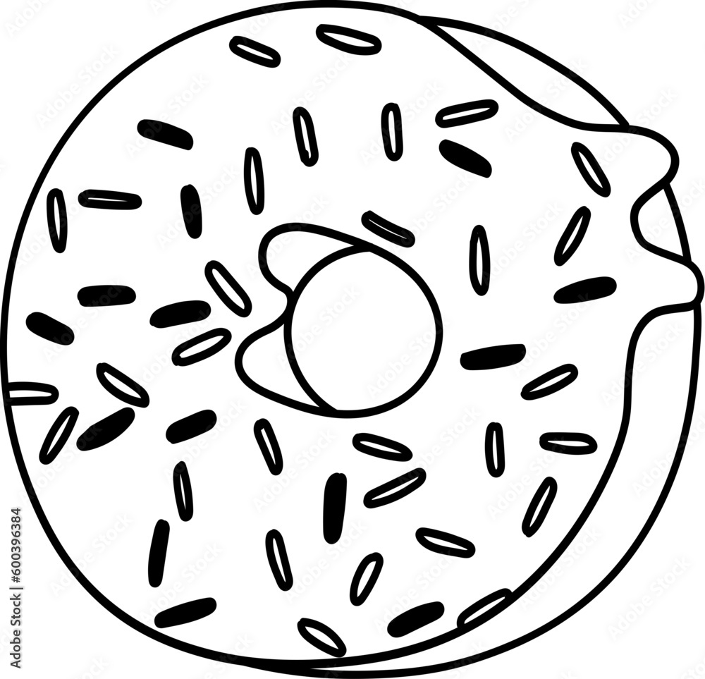 Doughnut Outline Icon Doughnut Outline Icon