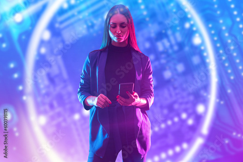 Company IT manager. Woman w...