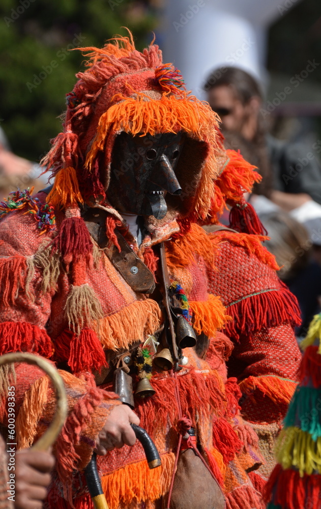 Naklejka premium Iberian mask in Lisbon, Portugal