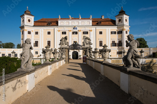 View to Milotice Castle, Czech Republic - State Milotice called pearl of South Moravia