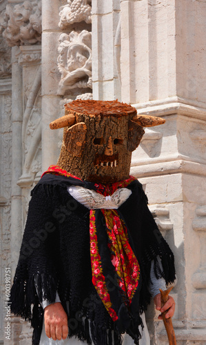 Iberian mask in Lisbon, Portugal