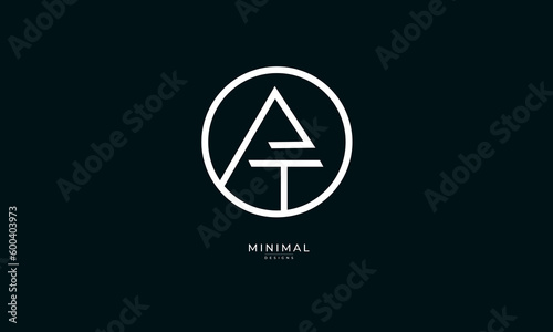 Monogram icon logo AT or TA Free Download Monogram icon logo AT or TA - GFXLoad