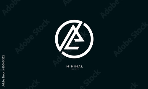 Monogram icon logo AL or LA