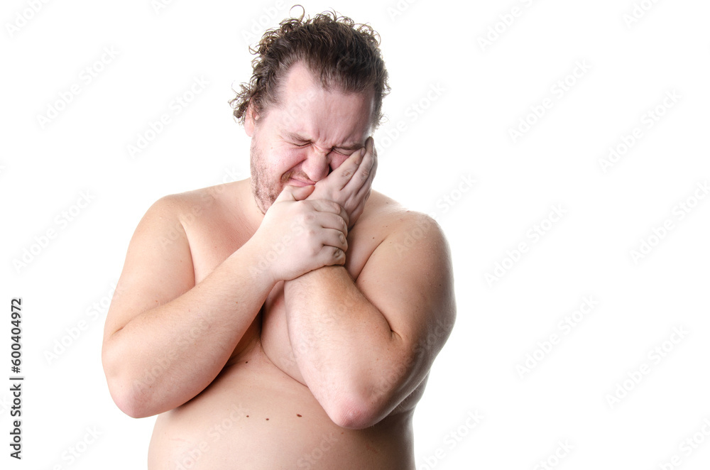 Diet and depression. Funny fat man and his problems. Diet and depression. Funny fat man and his problems.