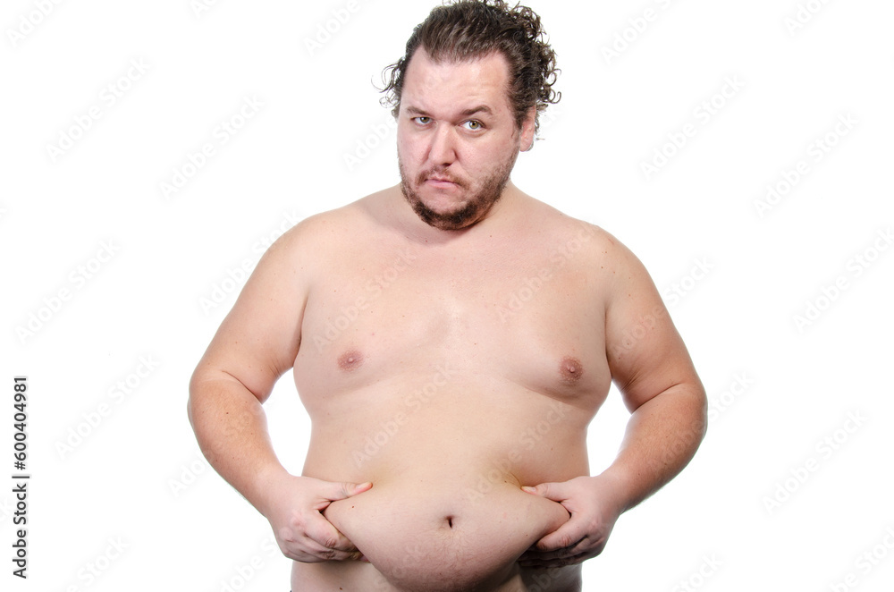 Diet, sport and healthy lifestyle. Funny fat and healthy food. Diet, sport and healthy lifestyle. Funny fat and healthy food.