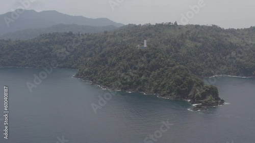 AH - S-LOG Raw File - The beautiful view of Willem's Tower III Lighthouse in Pulau Aceh, Indonesia
