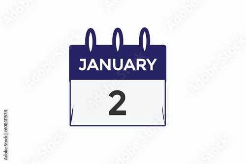 january 2 calendar date reminder,calendar 2 january date template  
