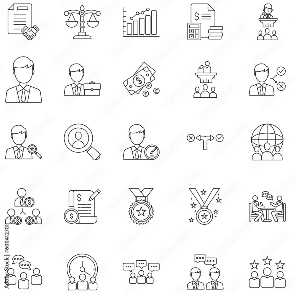 Business Management Icon Pack
