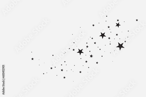 black star  sign  symbol  cross  vector illustration