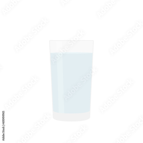 Glass of fresh water, icon