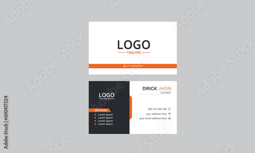 modern Business card design template