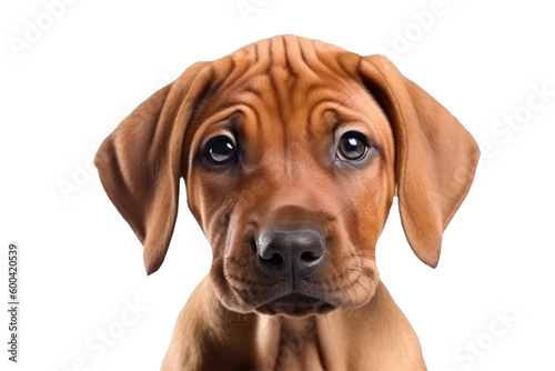 Rhodesian Ridgeback Dog Puppy. On An Isolated Transparent Background  Png. Generative AI