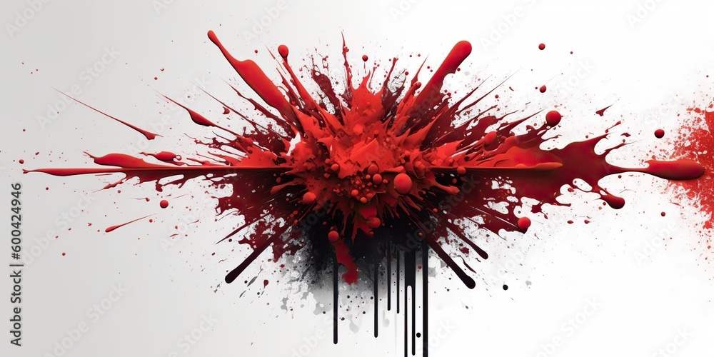 AI Generated. AI Generative. Pattern background holi powder explosion. Abstract graffiti street wall art. Graphic Art
