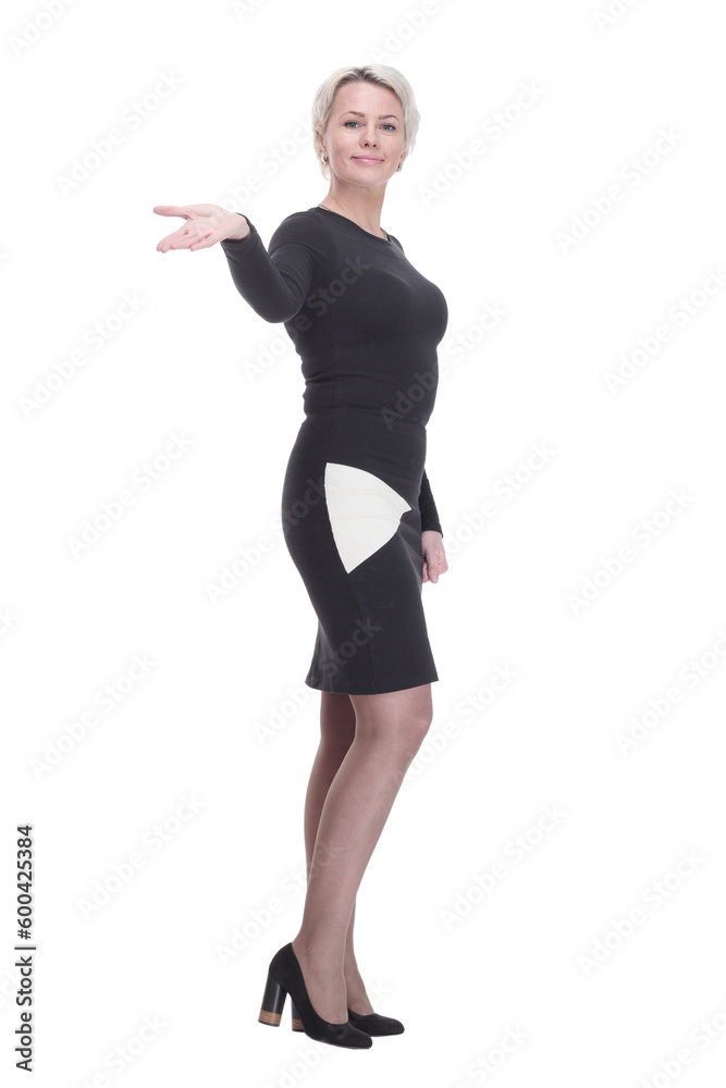 successful young business woman looking at you. successful young business woman looking at you.