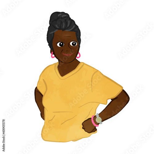 Φωτογραφία Illustration of a cool cute aunt  02