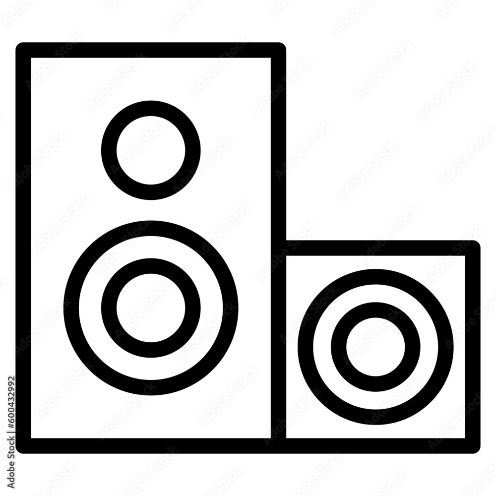 music speaker line music speaker line