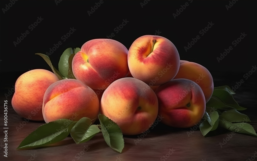 Peach Painting,created with generative ai tecnology. Peach Painting,created with generative ai tecnology.