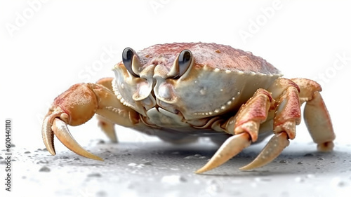 Crab with white background