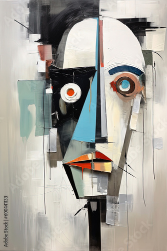 Abstract Portrait - Surrealist Figurative Painting and the Inner Self - Surrealism - Generative AI