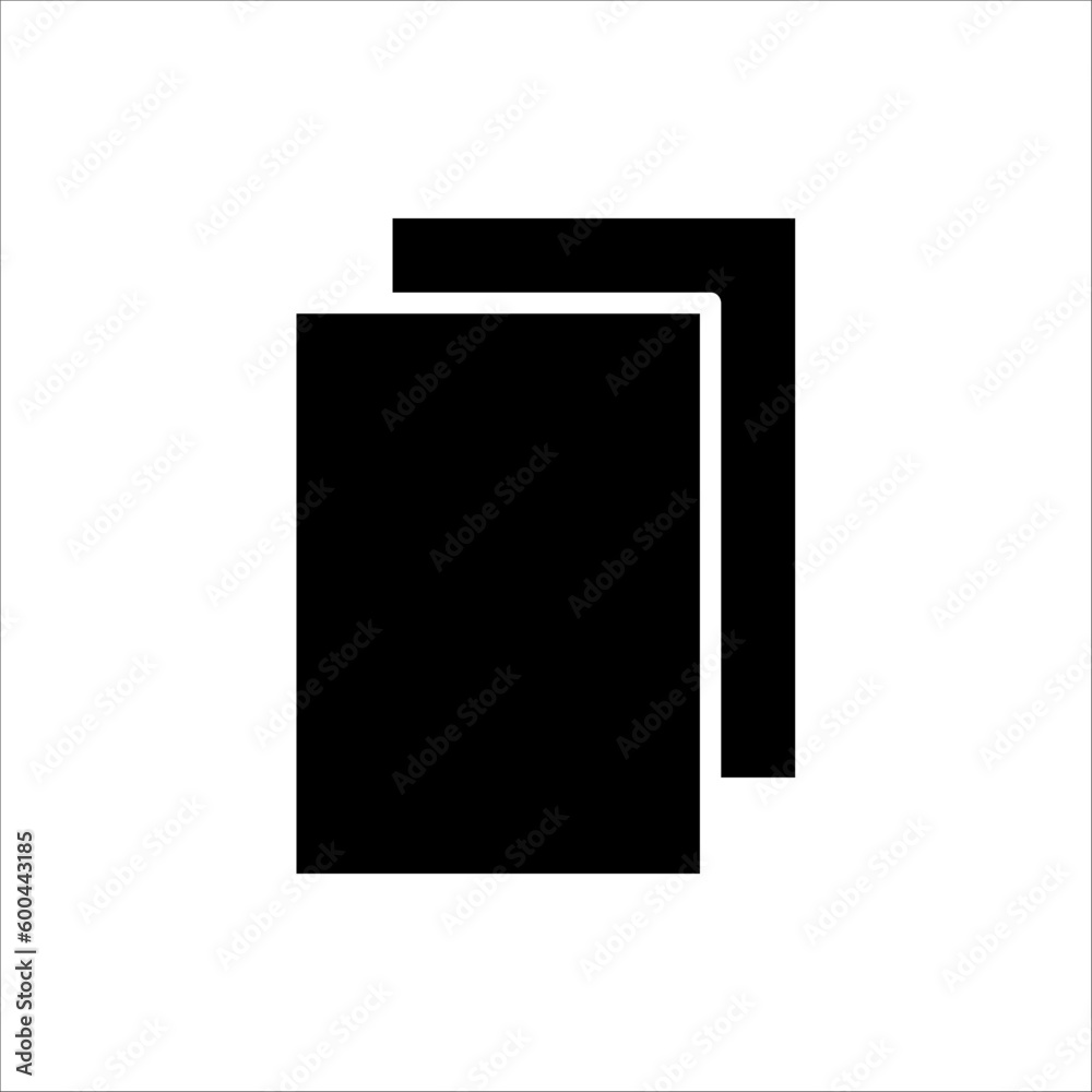 Copy or duplicate content icon in line style design for website design, app, UI. vector illustration on white background Copy or duplicate content icon in line style design for website design, app, UI. vector illustration on white background