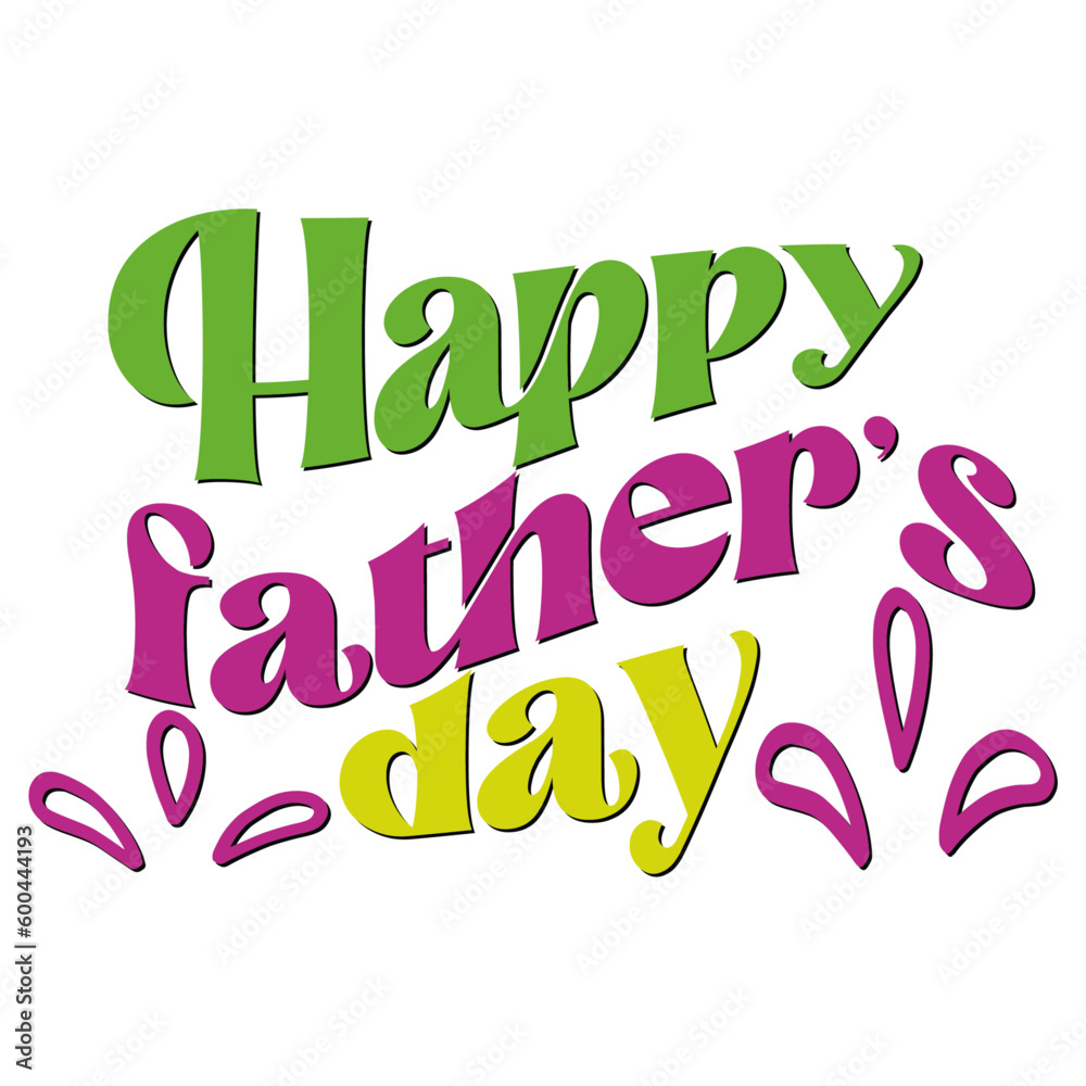 Obraz premium Retro keychain Father's Day T-shirt Design, Vector