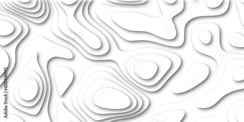 Vector abstract white paper cut banner. White waves decorative papercut design. Modern White wavy vector background. White paper cut background with 3D style and gradient white color. 