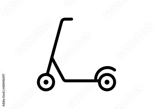 vector scooter, bike lawn design