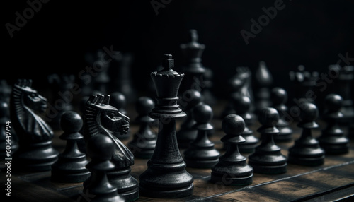Leadership conquers adversity in chess battlefield battle generated by AI