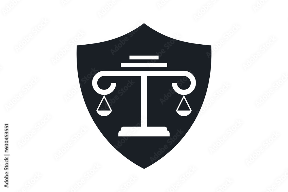 scale of justice law firm logo template scale of justice law firm logo template