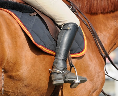 cavalier en selle