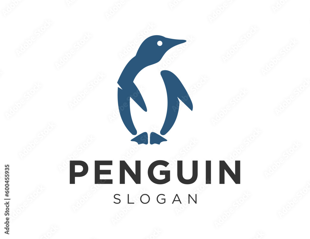 Fototapeta premium Logo design about Penguin on a white background. created using the CorelDraw application.