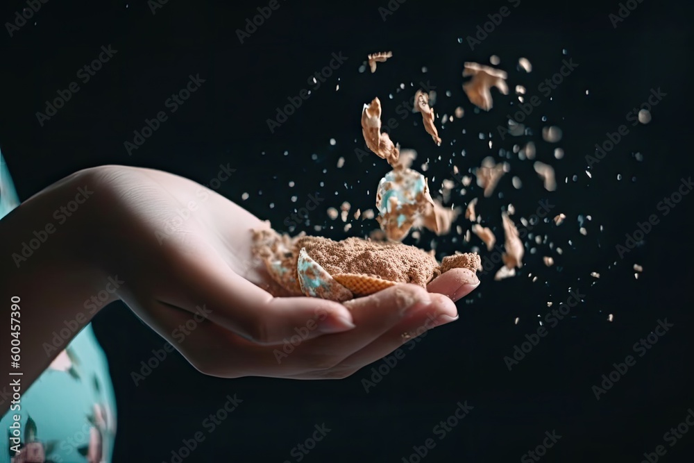 Directly_Above_Shot_Of_Ice_Cream_Cone_Falling_From_Hand Directly_Above_Shot_Of_Ice_Cream_Cone_Falling_From_Hand