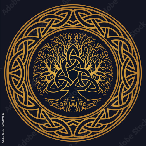 Tree of Life , Yggdrasil vector	
